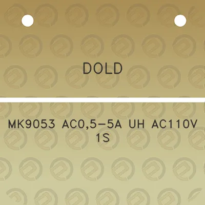 dold-mk9053-ac05-5a-uh-ac110v-1s