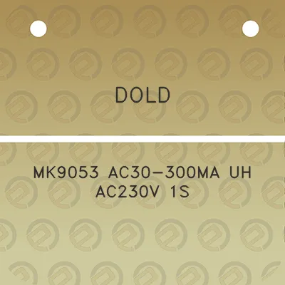 dold-mk9053-ac30-300ma-uh-ac230v-1s