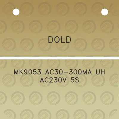 dold-mk9053-ac30-300ma-uh-ac230v-5s