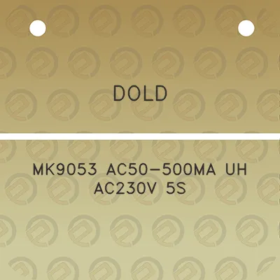 dold-mk9053-ac50-500ma-uh-ac230v-5s