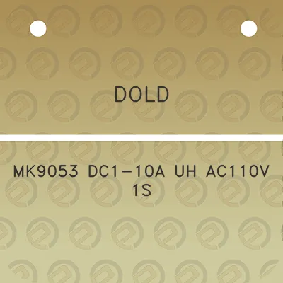 dold-mk9053-dc1-10a-uh-ac110v-1s