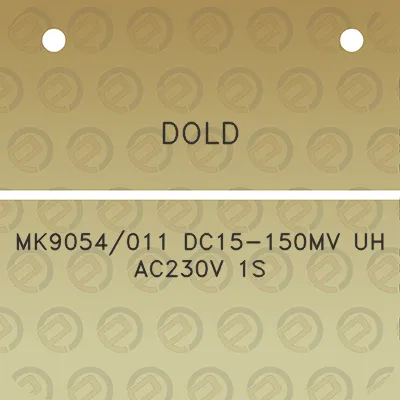 dold-mk9054011-dc15-150mv-uh-ac230v-1s