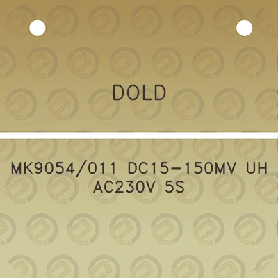 dold-mk9054011-dc15-150mv-uh-ac230v-5s