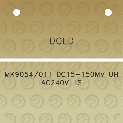 dold-mk9054011-dc15-150mv-uh-ac240v-1s