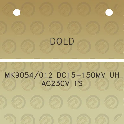 dold-mk9054012-dc15-150mv-uh-ac230v-1s