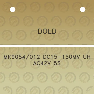 dold-mk9054012-dc15-150mv-uh-ac42v-5s