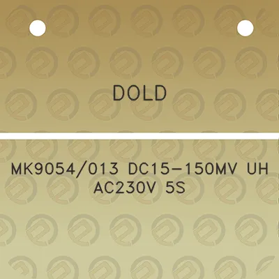 dold-mk9054013-dc15-150mv-uh-ac230v-5s