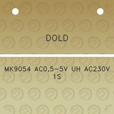 dold-mk9054-ac05-5v-uh-ac230v-1s