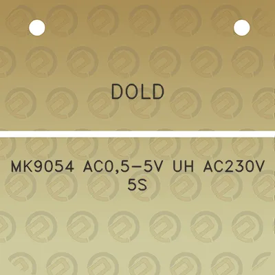 dold-mk9054-ac05-5v-uh-ac230v-5s