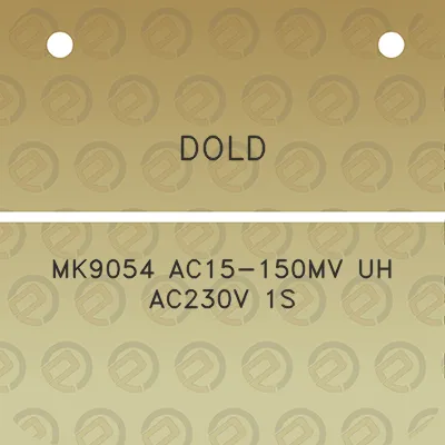 dold-mk9054-ac15-150mv-uh-ac230v-1s