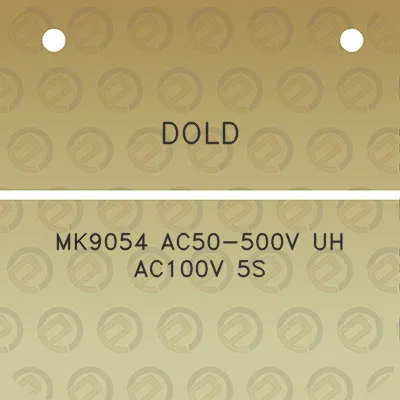 dold-mk9054-ac50-500v-uh-ac100v-5s