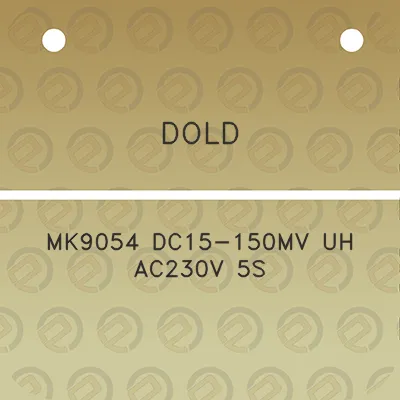 dold-mk9054-dc15-150mv-uh-ac230v-5s