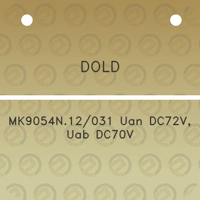 dold-mk9054n12031-uan-dc72v-uab-dc70v