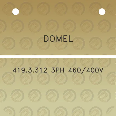 domel-4193312-3ph-460400v