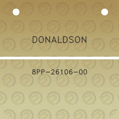 donaldson-8pp-26106-00