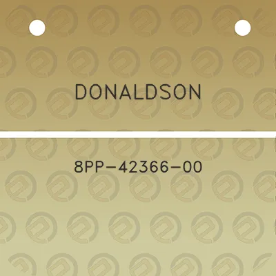 donaldson-8pp-42366-00