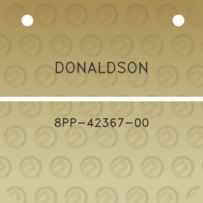 donaldson-8pp-42367-00