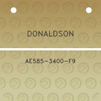 donaldson-ae585-3400-f9