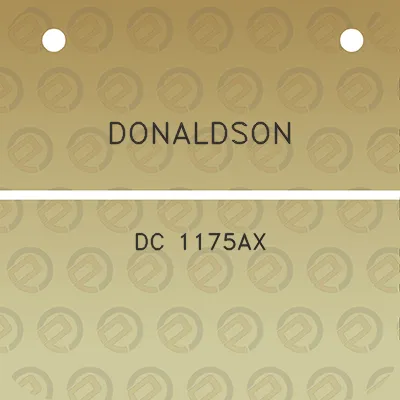 donaldson-dc-1175ax