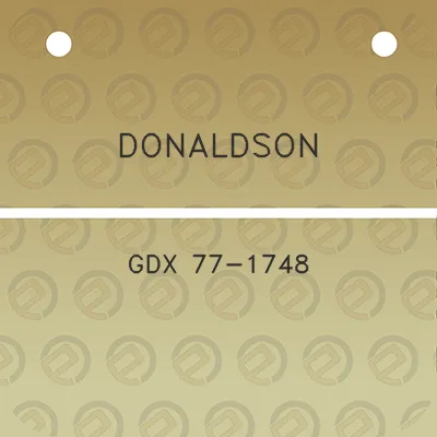 donaldson-gdx-77-1748