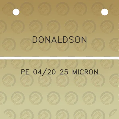 donaldson-pe-0420-25-micron