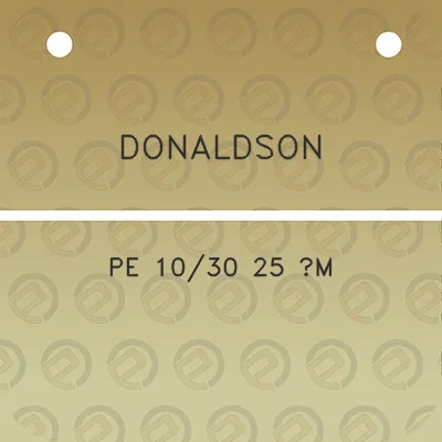 donaldson-pe-1030-25-m