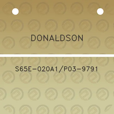 donaldson-s65e-020a1p03-9791