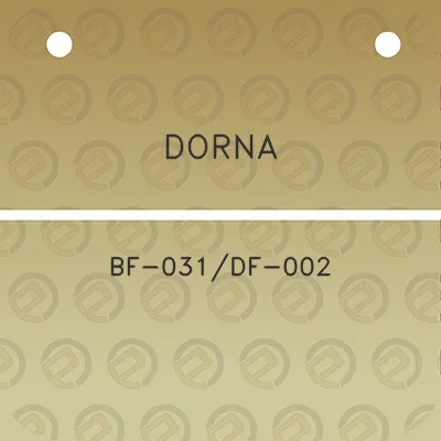 dorna-bf-031df-002