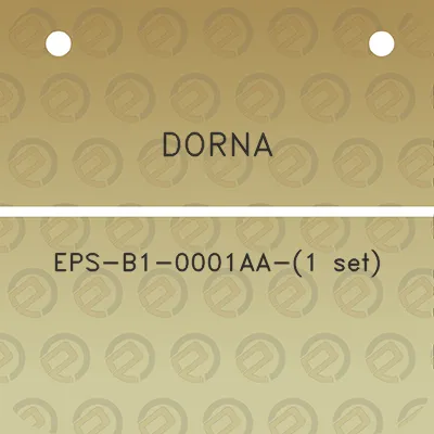 dorna-eps-b1-0001aa-1-set