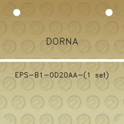 dorna-eps-b1-0d20aa-1-set