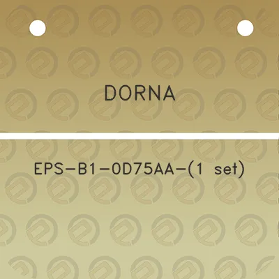 dorna-eps-b1-0d75aa-1-set