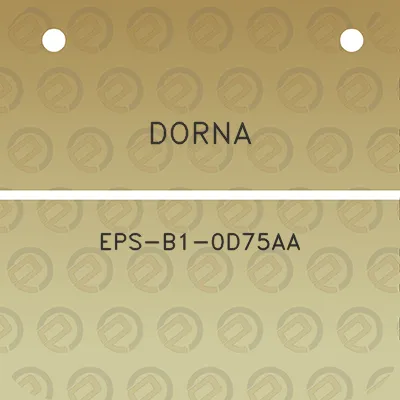 dorna-eps-b1-0d75aa