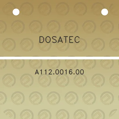 dosatec-a112001600