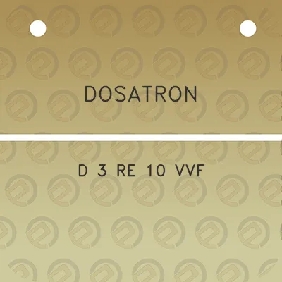 dosatron-d-3-re-10-vvf