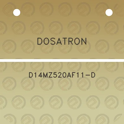 dosatron-d14mz520af11-d