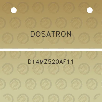 dosatron-d14mz520af11