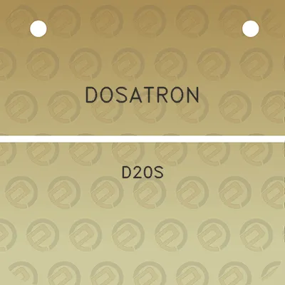 dosatron-d20s