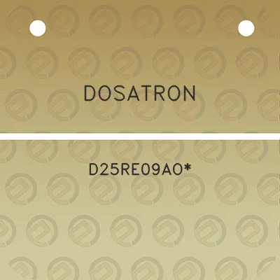 dosatron-d25re09ao