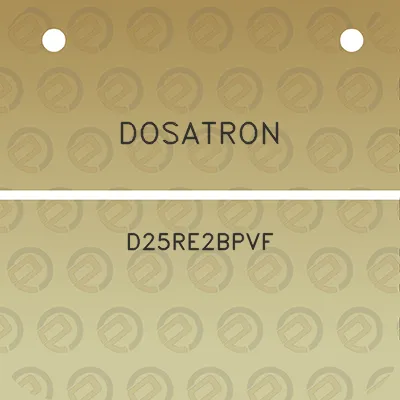 dosatron-d25re2bpvf