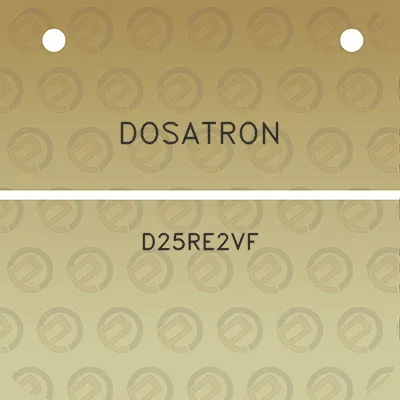 dosatron-d25re2vf