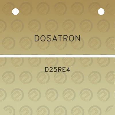 dosatron-d25re4