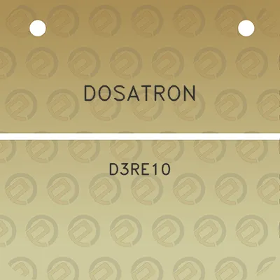 dosatron-d3re10