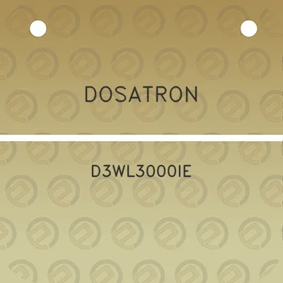 dosatron-d3wl3000ie