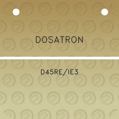 dosatron-d45reie3