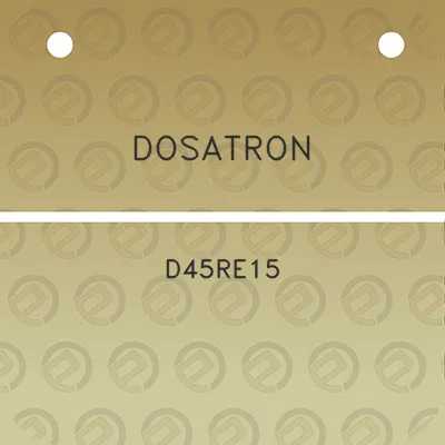 dosatron-d45re15