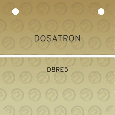 dosatron-d8re5