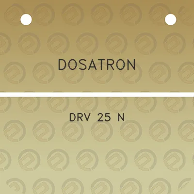 dosatron-drv-25-n