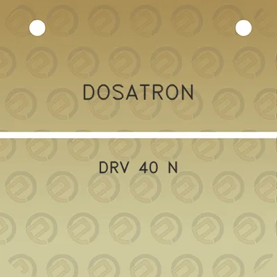 dosatron-drv-40-n