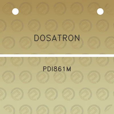 dosatron-pdi861m