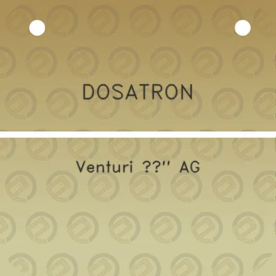 dosatron-venturi-34-ag